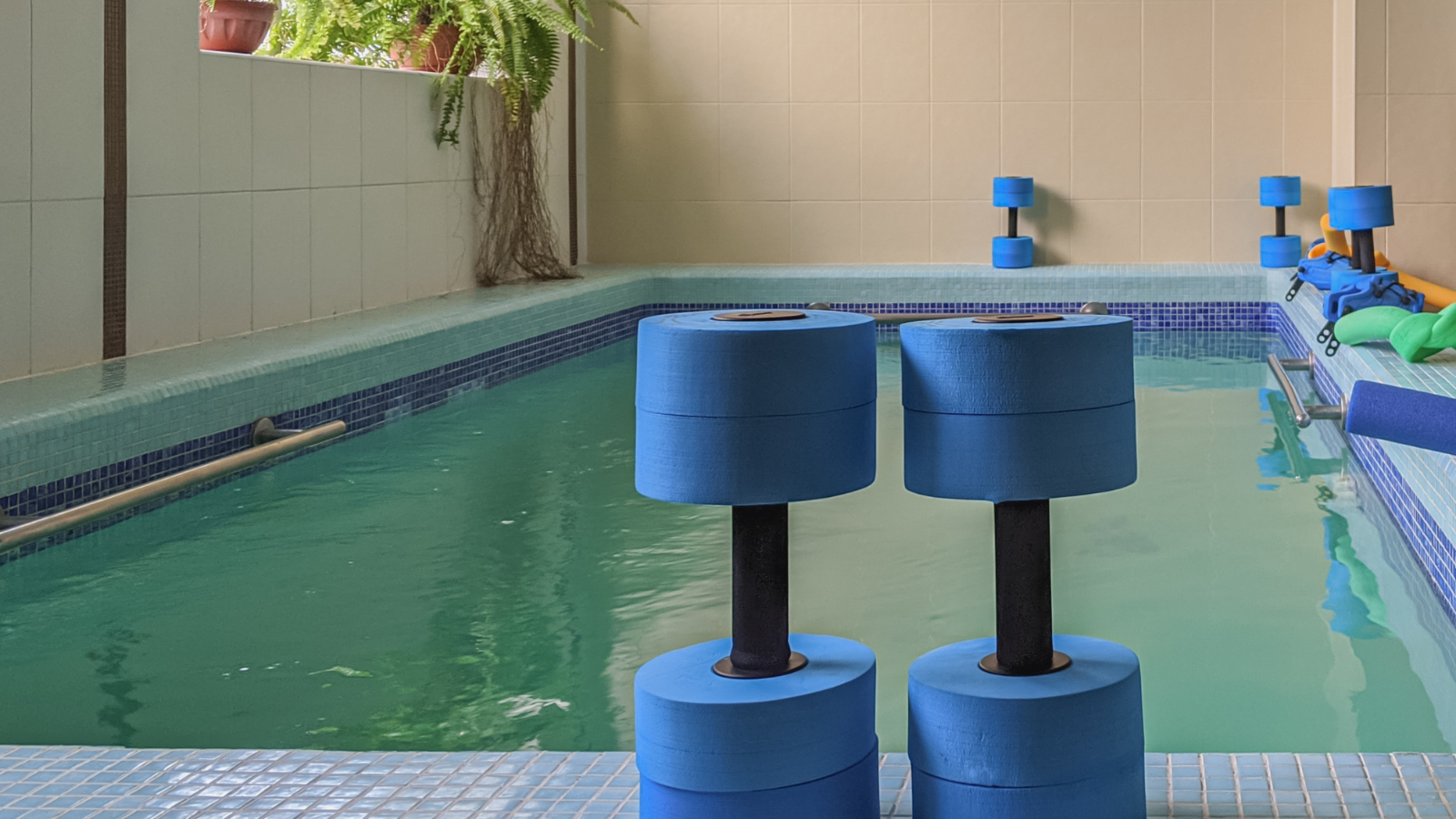 Actividad física en piscinas